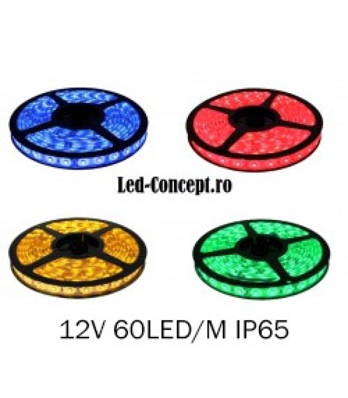 Banda LED 3528 60 SMD Color Silicon